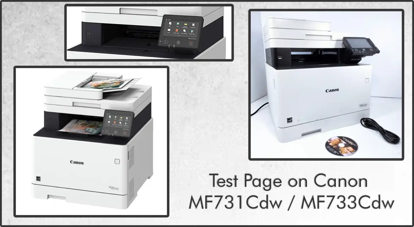 >Fix Color Issues: Print a UI Test Page on Canon MF731Cdw / MF733Cdw