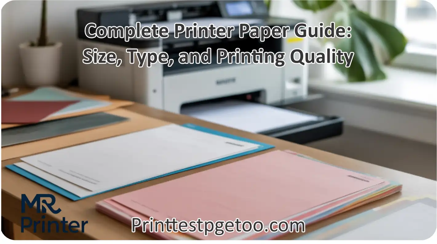 How printer paper size and type affect print quality including A3 vs A4 paper comparison