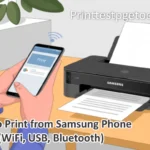 How to print documents from a Samsung phone using a wireless printer
